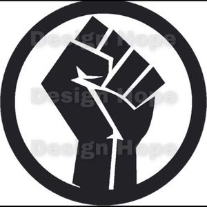 BLM fist decal 4”